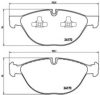 BREMBO P 06 058 Brake Pad Set, disc brake